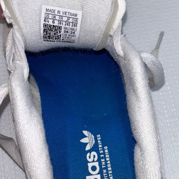 Adidas Busenitz‎ Skateboarding Shoes Sneakers Gray Black Gum Mens 6.5 Womens 7.5 - Picture 5 of 7